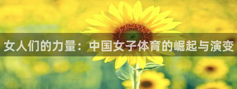 佛山市南海意昂5机电仪器有限公司：女人们的力量：中国女子体育的崛起与演变